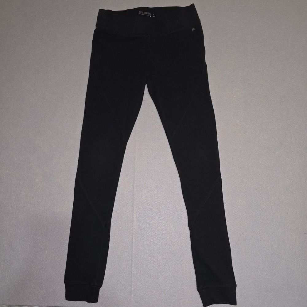 American Eagle Women Medium Black Jogger AEO Jogger High Rise Seamed Sweatpants